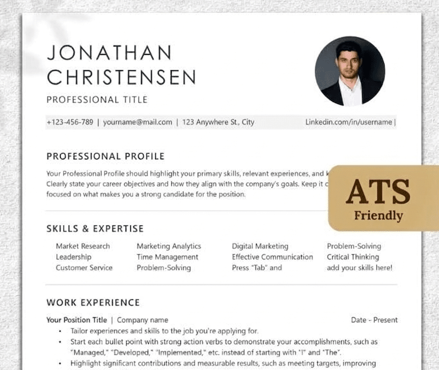image- resume - way up career
